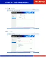Preview for 22 page of Ascent Communication Technology AT-5226-DMOD-00-06-M-SC-AC Quick Reference Manual