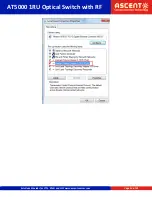 Предварительный просмотр 14 страницы Ascent Communication Technology AT5000 OPSW Quick Reference Manual
