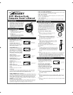 Ascent 10FC Owner'S Manual preview