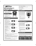 Предварительный просмотр 1 страницы Ascent 8FC Owner'S Manual