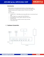 Preview for 4 page of Ascent ACT AP224B Series Quick Reference Manual