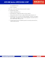 Preview for 13 page of Ascent ACT AP224B Series Quick Reference Manual