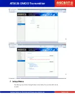 Preview for 14 page of Ascent ACT AT5026 DMOD Quick Reference Manual