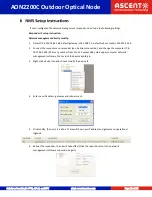 Preview for 11 page of Ascent AON2200C Quick Reference Manual