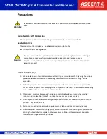 Preview for 4 page of Ascent ASR2500 Quick Reference Manual