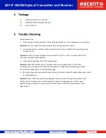 Preview for 10 page of Ascent ASR2500 Quick Reference Manual