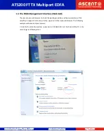 Preview for 21 page of Ascent AT5200 FTTX EDFA Quick Reference Manual