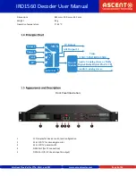 Предварительный просмотр 6 страницы Ascent IRD1560 User Manual