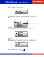 Preview for 20 page of Ascent IRD1560 User Manual