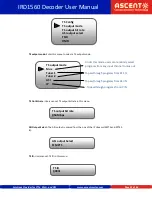 Preview for 23 page of Ascent IRD1560 User Manual