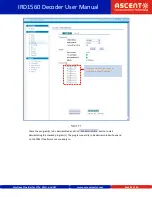 Preview for 34 page of Ascent IRD1560 User Manual