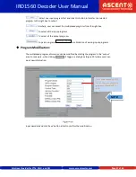 Preview for 37 page of Ascent IRD1560 User Manual