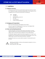 Preview for 9 page of Ascent POLYTRON ACT AT5000 Quick Reference Manual