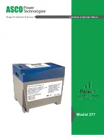 Предварительный просмотр 1 страницы ASCO POWER TECHNOLOGIES 277 Installation & Operation Manual