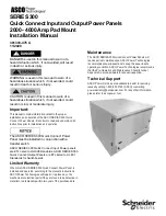 Preview for 1 page of ASCO POWER TECHNOLOGIES 381333-476 A Installation Manual