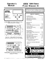 Asco 5220D Operator'S Manual предпросмотр