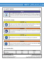 Предварительный просмотр 19 страницы Asco ASCOJET 1505 Instruction Manual