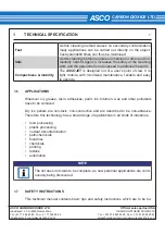 Предварительный просмотр 27 страницы Asco ASCOJET 1505 Instruction Manual