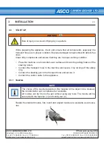 Предварительный просмотр 40 страницы Asco ASCOJET 1505 Instruction Manual