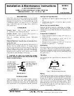 Preview for 1 page of Asco F210 Series Installation & Maintenance Instructions