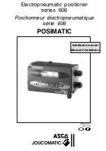 Asco POSIMATIC 606 Series Installation Manual предпросмотр