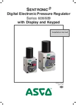 Preview for 3 page of Asco SentronicD 608 Series Installation Manual