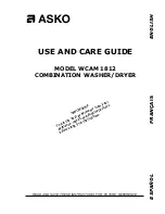 Preview for 1 page of Asco WCAM 1812 Use & Care Manual