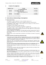 Preview for 3 page of ascobloc AGB 23 Series Operating Instructions Manual