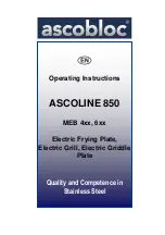 ascobloc ASCOLINE 850 MEB 430 Operating Instructions Manual preview