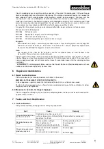 Предварительный просмотр 7 страницы ascobloc ASCOLINE 850 MEH 3 Series Operating Instructions Manual