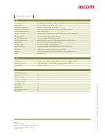 Предварительный просмотр 2 страницы ASCOM 914T -  1 Datasheet