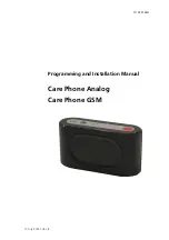 Preview for 1 page of ASCOM Care Phone Analog Programming And Installation Manual