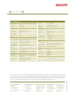 Preview for 2 page of ASCOM HMT 1000 Datasheet