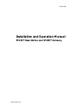 ASCOM IP-DECT Installation And Operation Manual preview