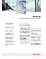 ASCOM MAILGATE Datasheet preview