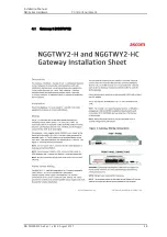 Preview for 36 page of ASCOM NU Series Installation Manual