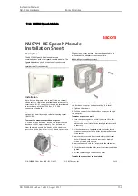 Preview for 110 page of ASCOM NU Series Installation Manual