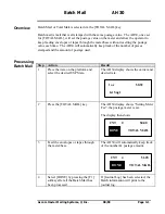 Preview for 21 page of ASCOM Smart Series AH30 Operating Manual