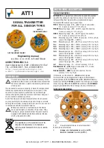 Предварительный просмотр 1 страницы Ascon tecnologic ATT1 Engineering Manual