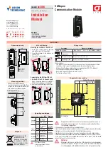 Предварительный просмотр 1 страницы Ascon tecnologic exCOM Installation Manual