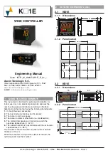 Ascon tecnologic K 1E Series Engineering Manual preview