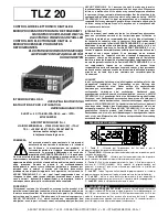 Ascon tecnologic TLZ 20 Operating Instructions Manual предпросмотр