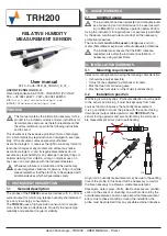 Предварительный просмотр 1 страницы Ascon tecnologic TRH200 User Manual