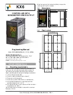 Preview for 1 page of ascon KX6 Engineering Manual