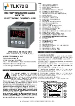 Preview for 1 page of ascon TLK72 B Operating Instructions Manual