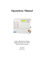 ASEA AC08 Operation Manual preview