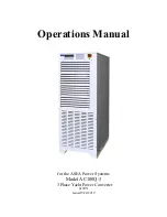 Предварительный просмотр 1 страницы ASEA AC100Q-3 Operation Manual