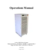 ASEA AC36Q-1 Operation Manual preview