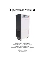 Preview for 1 page of ASEA AC36V-1 Operation Manual