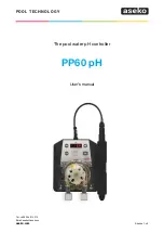 Aseko PP60 pH User Manual предпросмотр